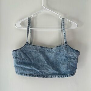Denim Crop Top